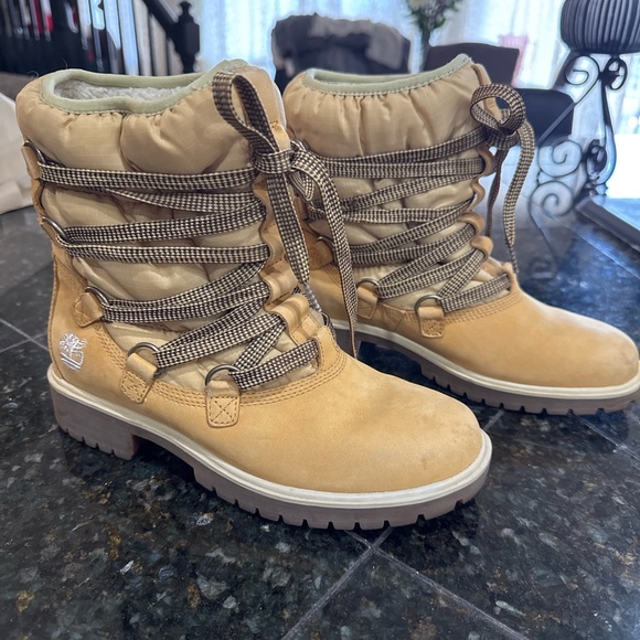 Timberland Shoes - Timberland Women's Beige Winter Boots